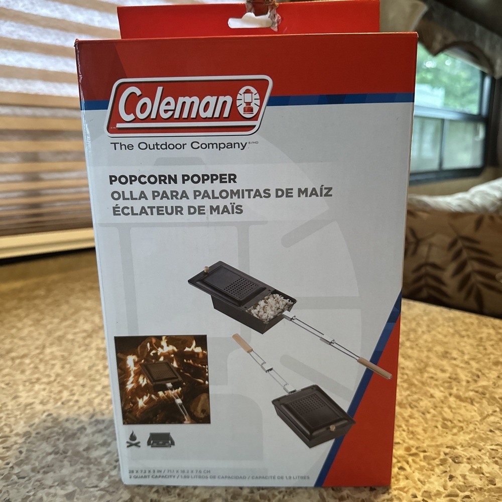 Coleman Popcorn Popper for Campfire & Firepit 2 Quart Capacity